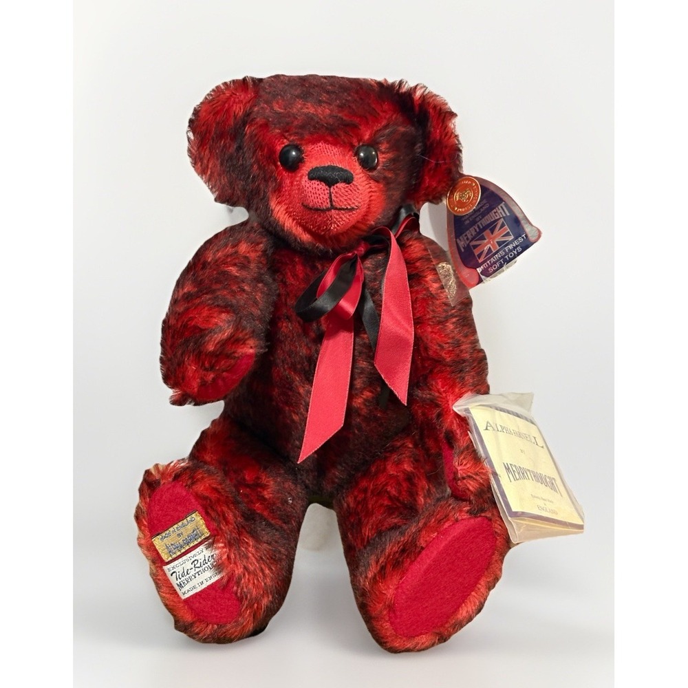 Alpha-Farnell Merrythought Tide Rider Red Tipped Mohair 16" Teddy Bear #76/250
